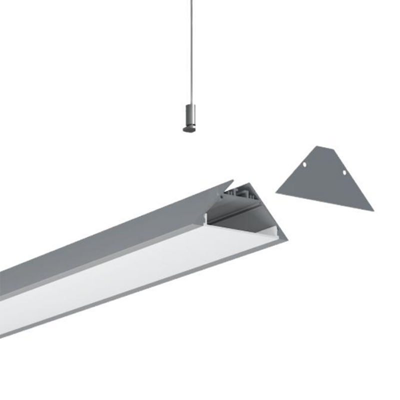 Ceiling LED Light Strip Diffuser For 3528 Quad Row LED Strip Light - Inner Width 31.6mm(1.24inch)